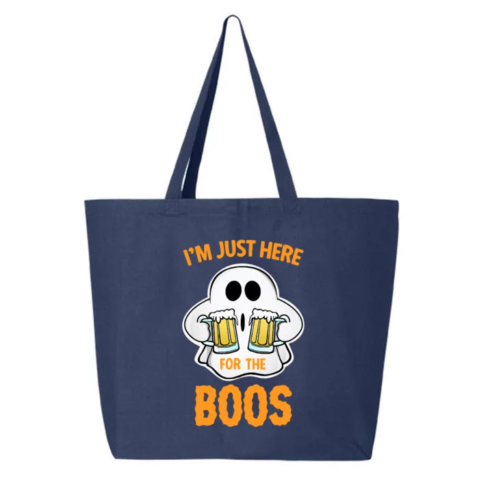 I’M Just Here For The Boos Funny Halloween Ghost Gift 25L Jumbo Tote