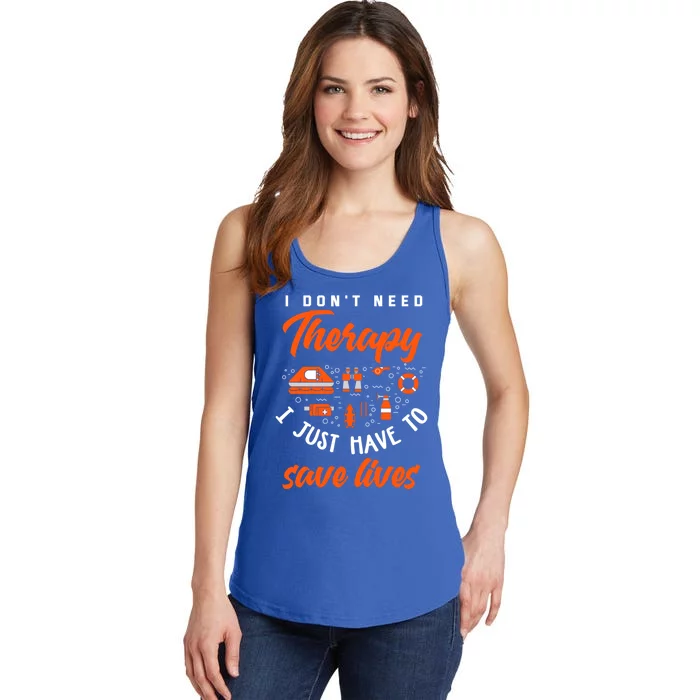 I Just Have To Save Lives Funny Lifeguard Gift Ladies Essential Tank