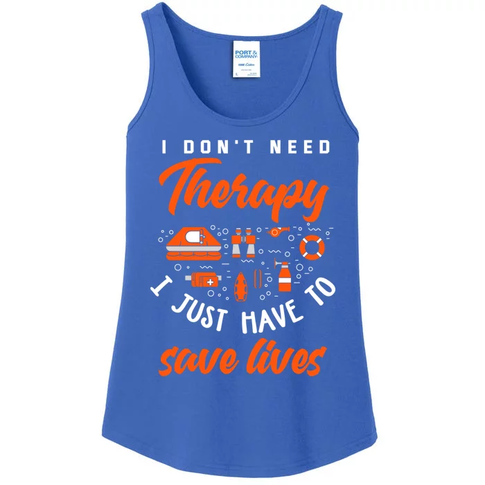 I Just Have To Save Lives Funny Lifeguard Gift Ladies Essential Tank