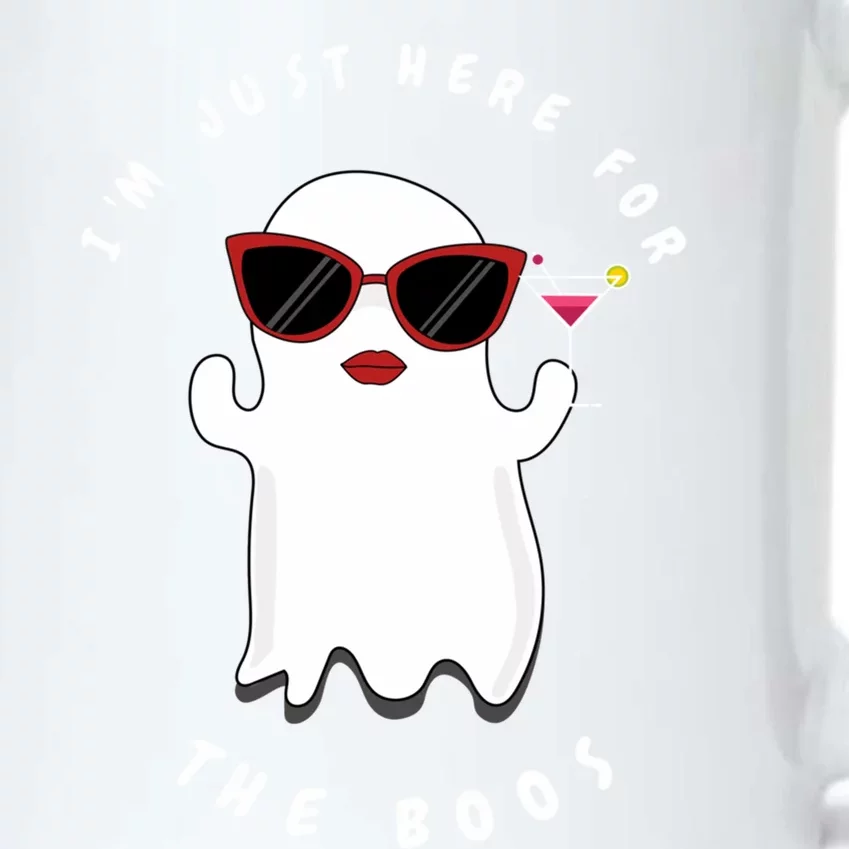 IM Just Here For The Boos Women Funny Halloween Ghost Black Color Changing Mug