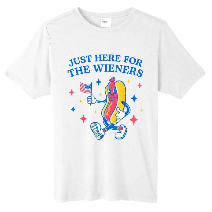 Im Just Here For The Wieners 4th Of July Shirts ChromaSoft Performance T-Shirt