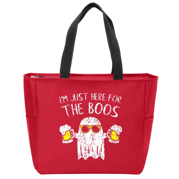 Im Just Here For The Boos Zip Tote Bag