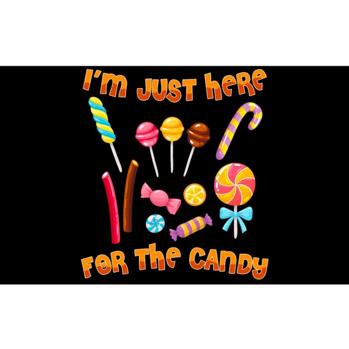 IM Just Here For The Candy Funny Halloween Costume Bumper Sticker