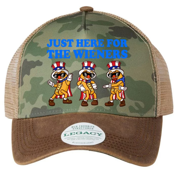 Im Just Here For The Wieners 4th Of July Shirts Legacy Tie Dye Trucker Hat