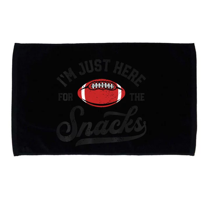 IM Just Here For The Snacks Funny Fantasy Football League Microfiber Hand Towel