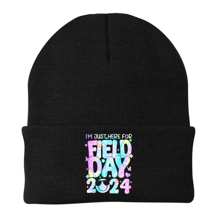 IM Just Here For Field Day For Teacher Field Day 2024 Knit Cap Winter Beanie