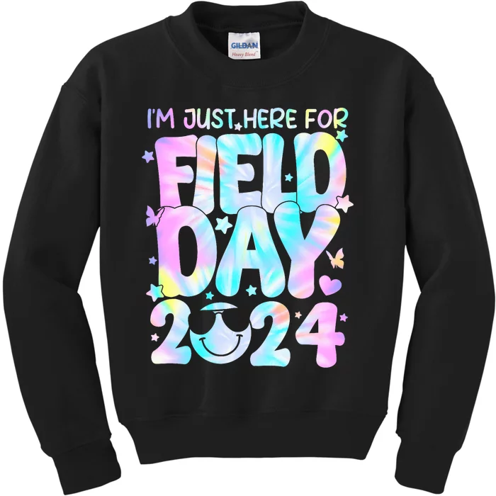 IM Just Here For Field Day For Teacher Field Day 2024 Kids Sweatshirt