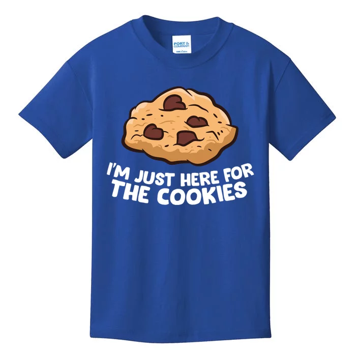 I'm Just Here For The Cookies Funny Christmas Cookies Gift Kids T-Shirt