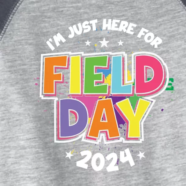 IM Just Here For Field Day 2024 For Teacher Field Day Great Gift Toddler Fine Jersey T-Shirt