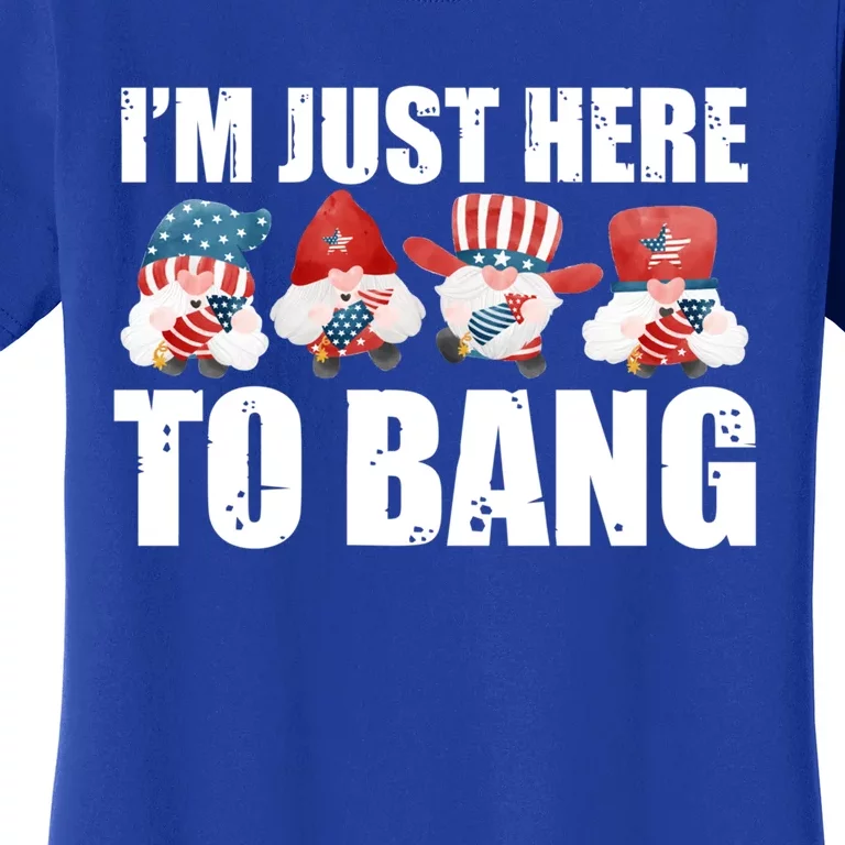 Im Just Here To Bang Fireworks Director Usa Meaningful Gift Women's T-Shirt