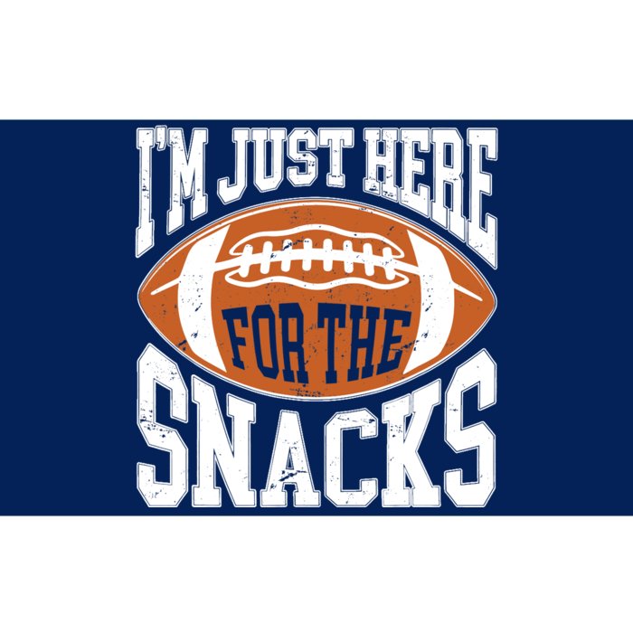 IM Just Here For The Snacks Funny Football Watching Bumper Sticker