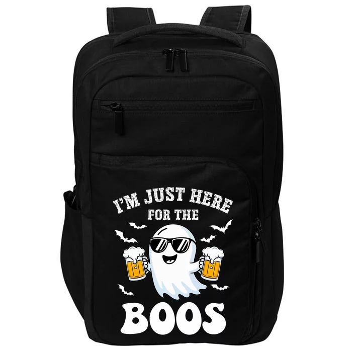 IM Just Here For The Boos Halloween Costume Impact Tech Backpack