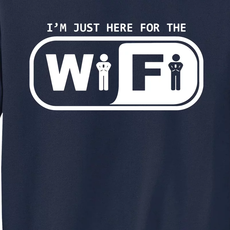 Im Just Here For The Wifi Tall Sweatshirt