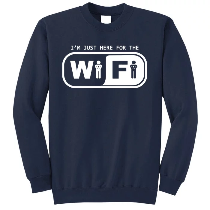 Im Just Here For The Wifi Tall Sweatshirt