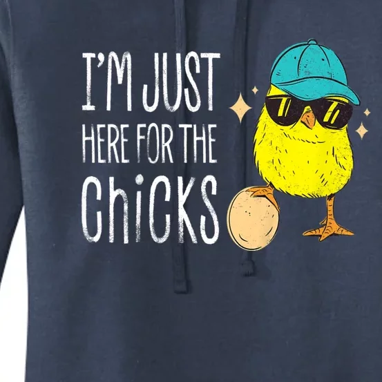 I'm Just Here For The Chicks Cute Women's Pullover Hoodie