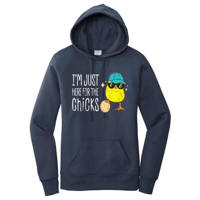 I'm Just Here For The Chicks Cute Women's Pullover Hoodie