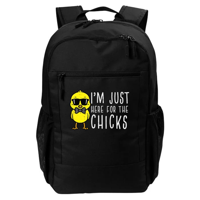 Im Just Here For The Chicks Cute Easter Boy Daily Commute Backpack