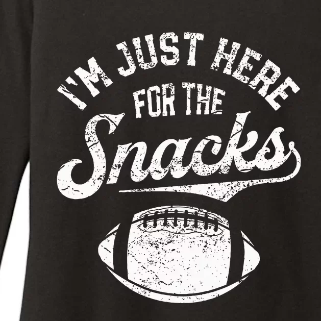 I'm Just Here For The Snacks Womens CVC Long Sleeve Shirt