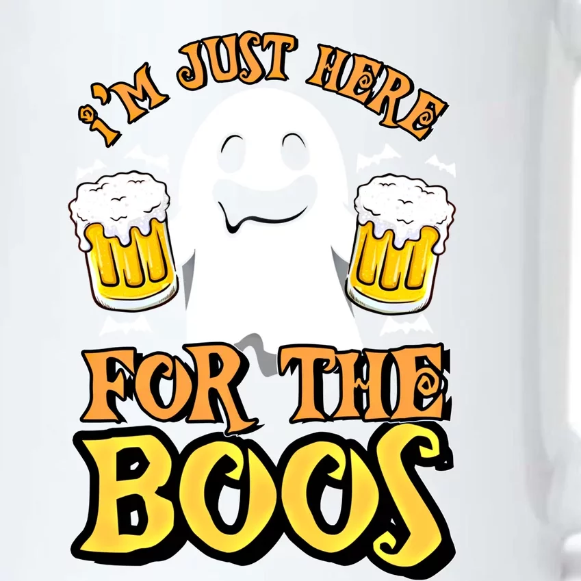 I'm Just Here For The Boos Gift Ghost Booze Gift Halloween Gift Black Color Changing Mug