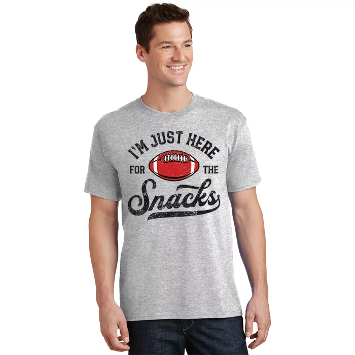 IM Just Here For The Snacks Funny Fantasy Football League T-Shirt