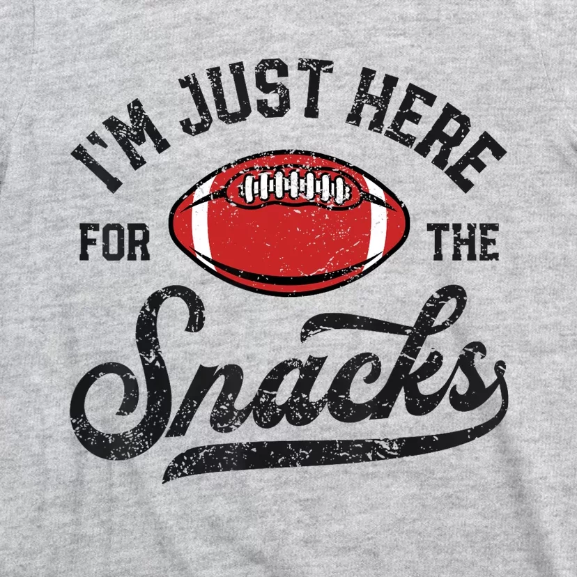 IM Just Here For The Snacks Funny Fantasy Football League T-Shirt