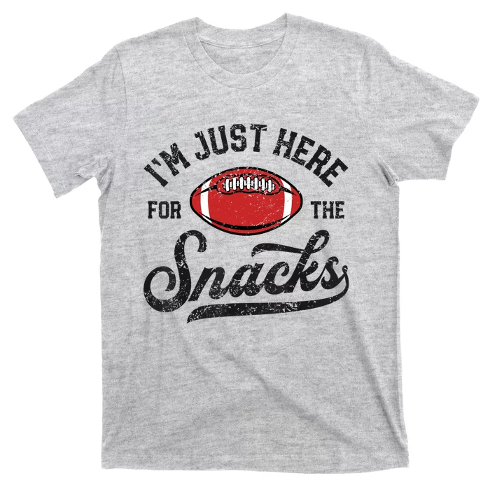 IM Just Here For The Snacks Funny Fantasy Football League T-Shirt