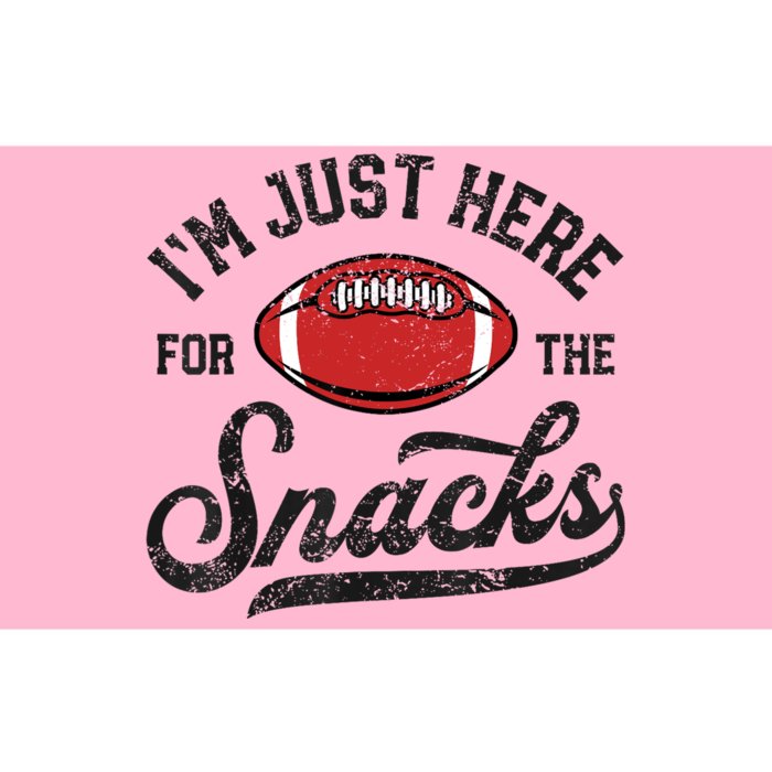 IM Just Here For The Snacks Funny Fantasy Football League Bumper Sticker