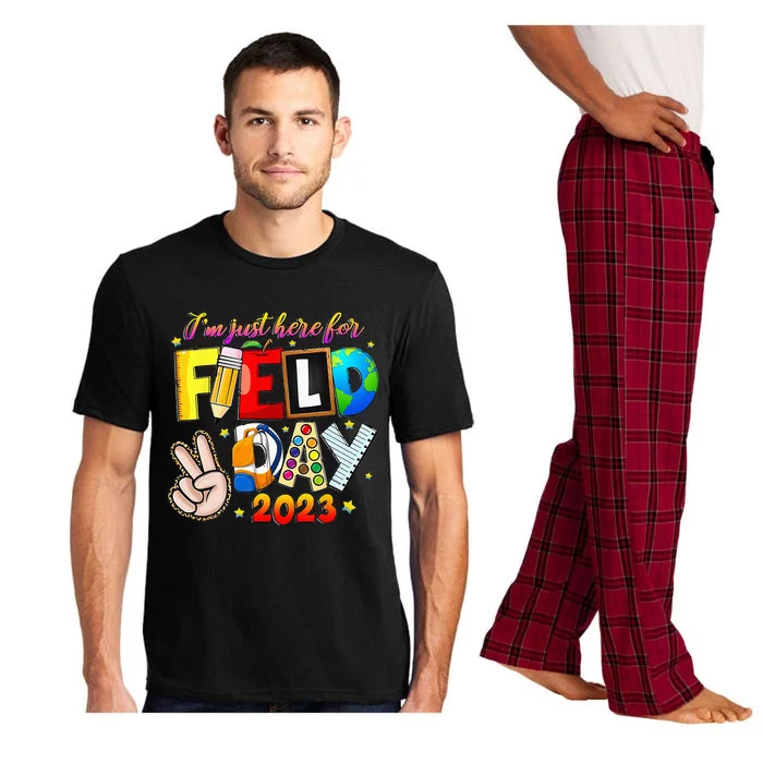 I'm Just Here For Field Day Last Day School Pajama Set