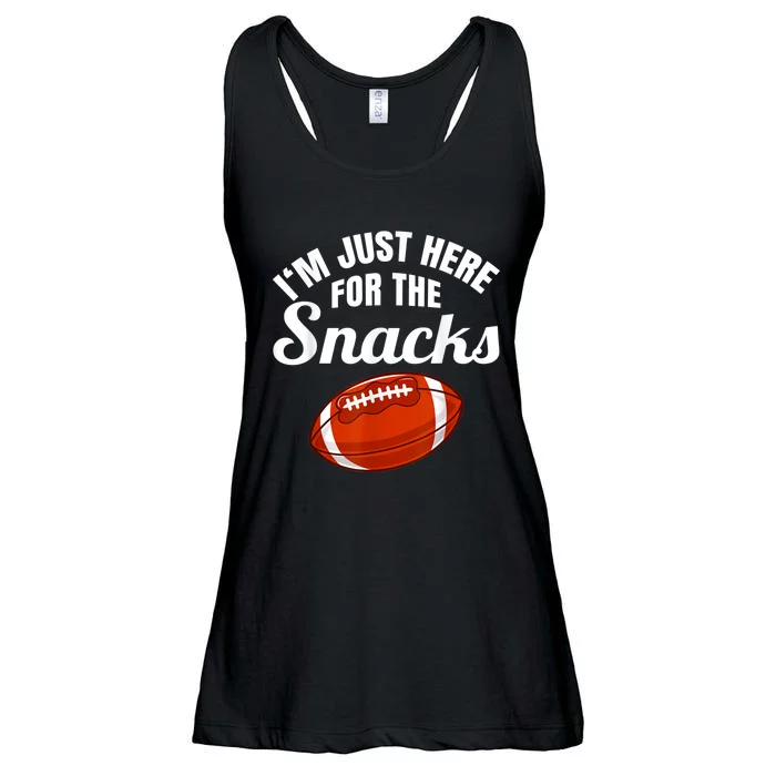 I'm Just Her For The Sncks Ladies Essential Flowy Tank