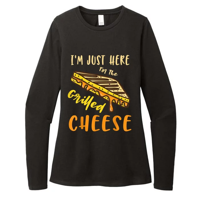 IM Just Here For The Grilled Cheese Womens CVC Long Sleeve Shirt