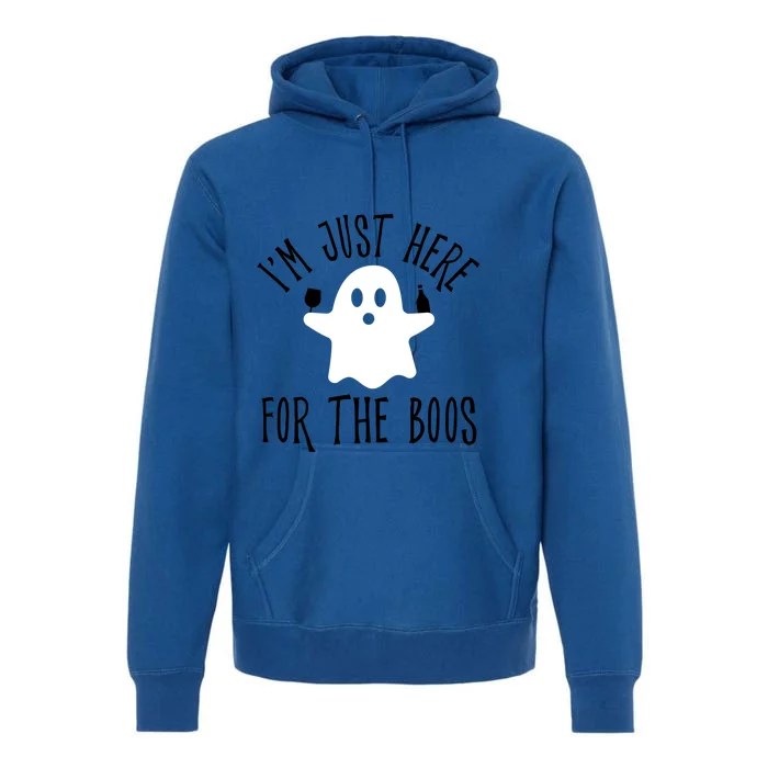 Im Just Here For The Boos Cute Ing Squad Meaningful Gift Premium Hoodie