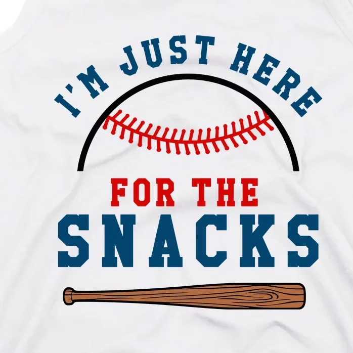 IM Just Here For The Snacks Natural Tank Top