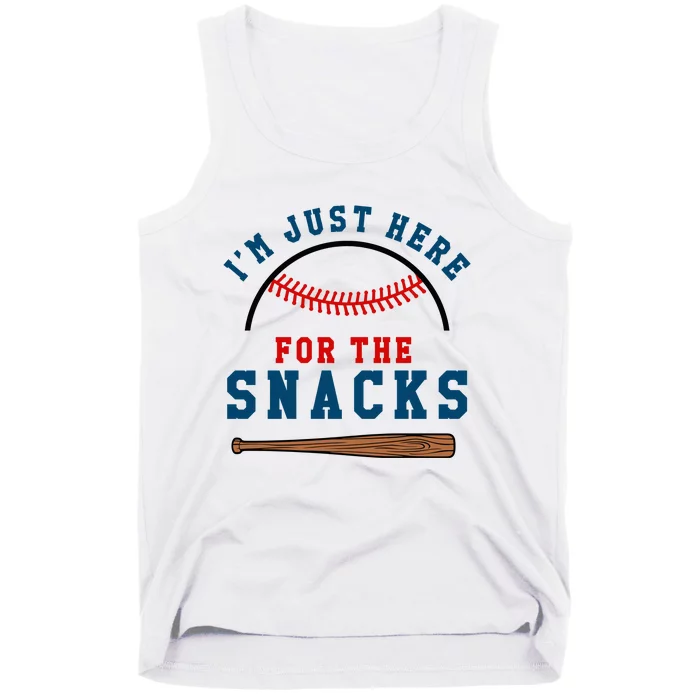 IM Just Here For The Snacks Natural Tank Top