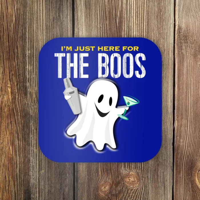 Im Just Here For The Boos Halloween Martini Shaker Gift Coaster