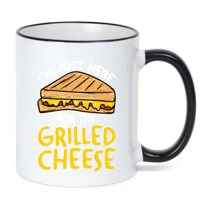 I’m Just Here For The Grilled Cheese Great Gift Black Color Changing Mug