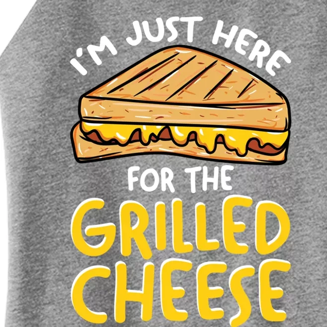 I’m Just Here For The Grilled Cheese Great Gift Women’s Perfect Tri Rocker Tank