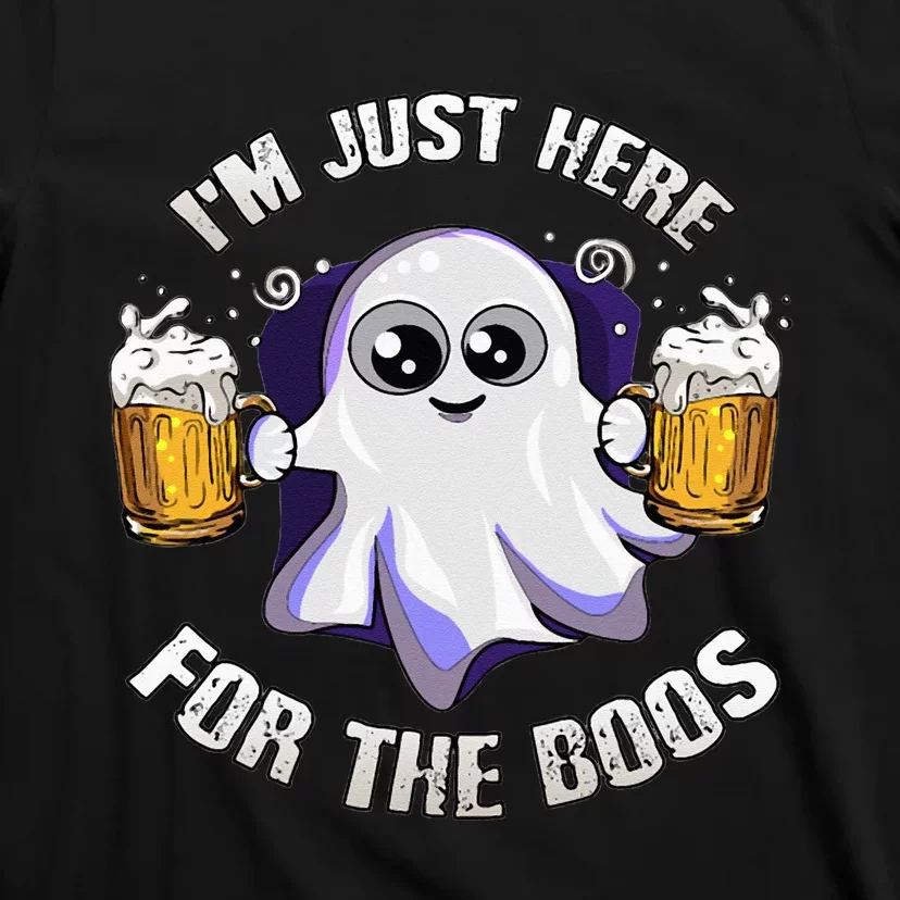 I'm Just Here For The Boos Funny Halloween Costume Gift T-Shirt