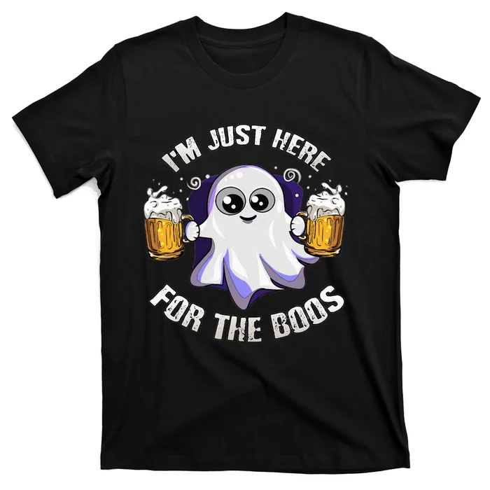 I'm Just Here For The Boos Funny Halloween Costume Gift T-Shirt