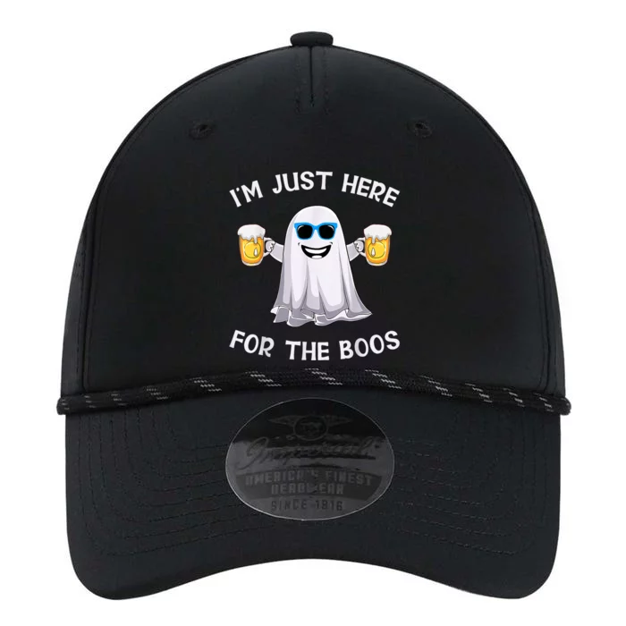 Im Just Here For The Boos Ghost Funny Halloween Beer Lover Performance The Dyno Cap