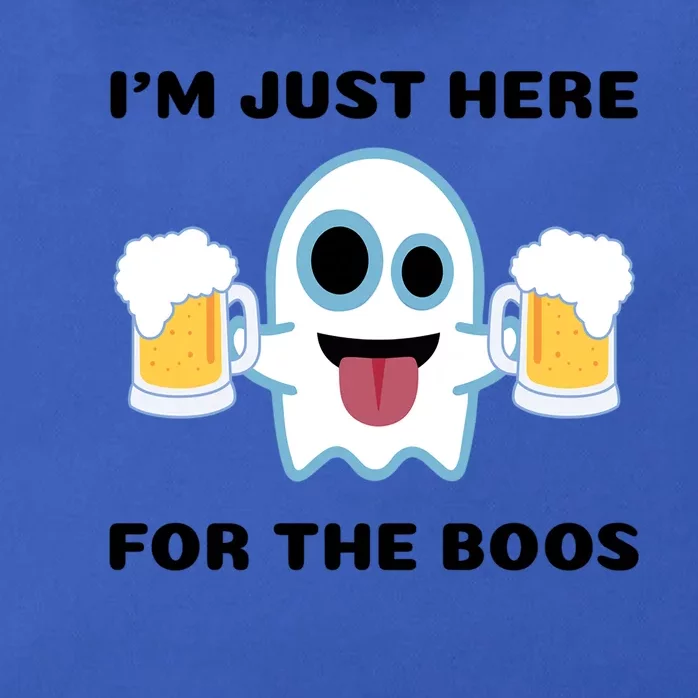 Im Just Here For The Boos Funny Halloween Beer Ing Cool Gift Zip Tote Bag