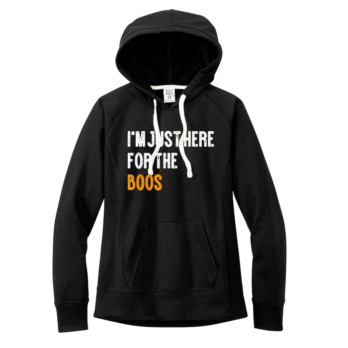 Im Just Here For The Boos Pun Cute Gift Women's Fleece Hoodie