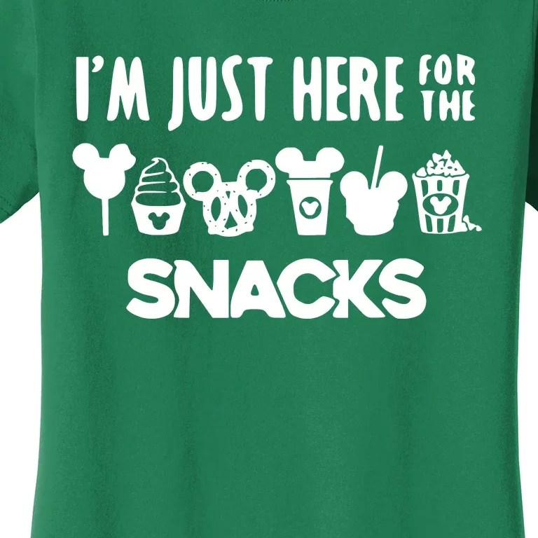 Im Just Here For The Snacks Women's T-Shirt