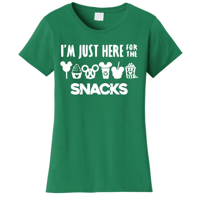 Im Just Here For The Snacks Women's T-Shirt