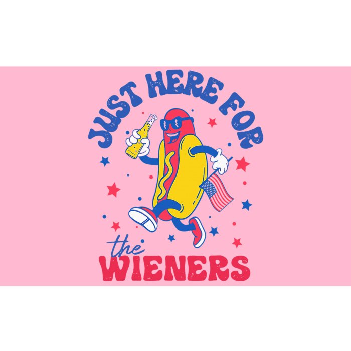 Im Just Here For Wieners 4th Of July Hotdog Bumper Sticker