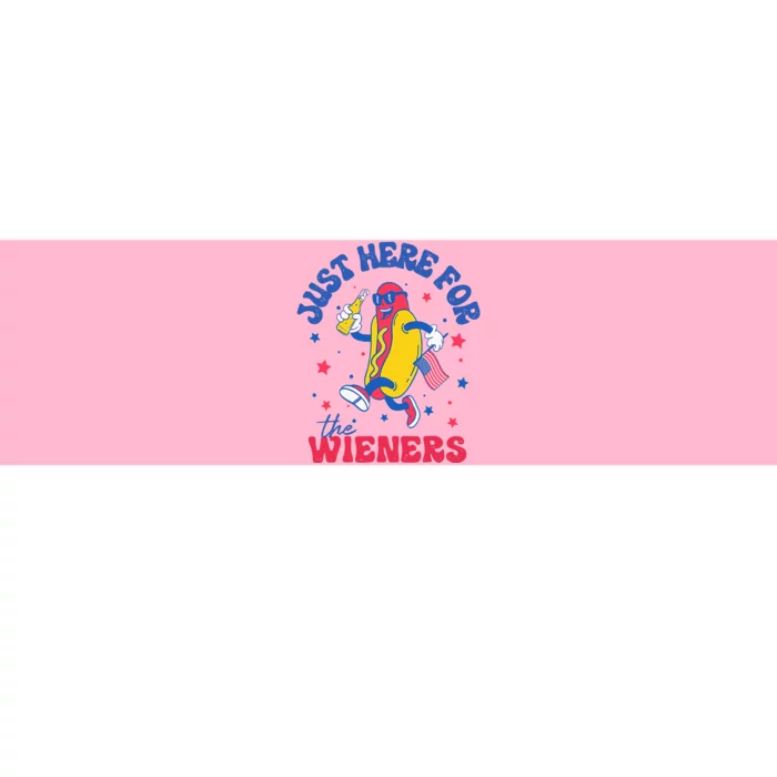 Im Just Here For Wieners 4th Of July Hotdog Bumper Sticker