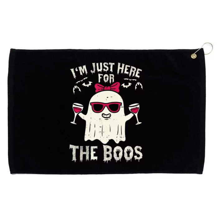 I'm Just Here For The Boos Halloween Costume Grommeted Golf Towel