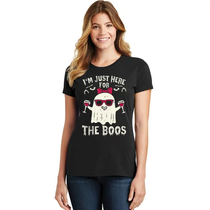 I'm Just Here For The Boos Halloween Costume Women's T-Shirt