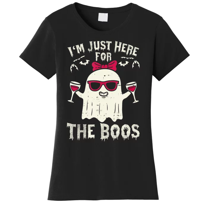 I'm Just Here For The Boos Halloween Costume Women's T-Shirt