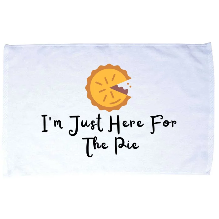 Im Just Here For The Pie Microfiber Hand Towel