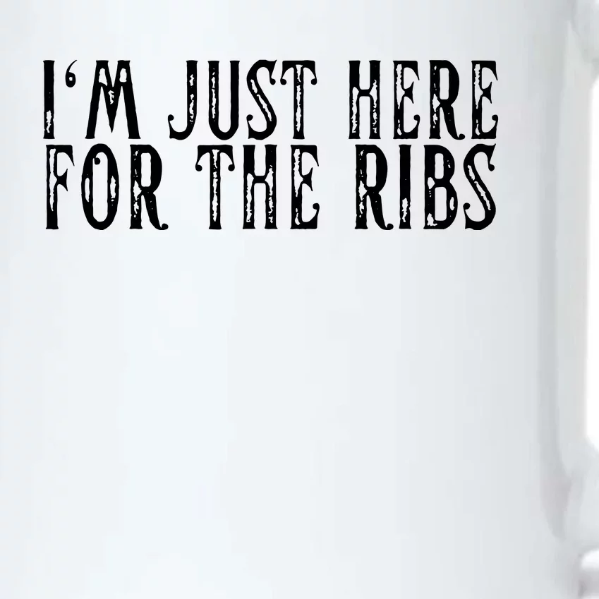 Im Just Here For The Ribs BBQ Grill Smoker Barbecue Chef Black Color Changing Mug